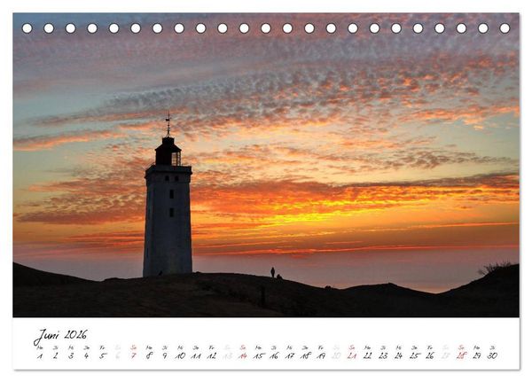 Produktbild: Leuchtt&uuml;rme PUR (Tischkalender 2026 DIN A5 quer), CALVENDO Monatskalender