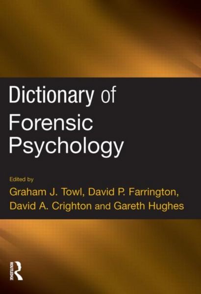 Produktbild: Dictionary of Forensic Psychology
