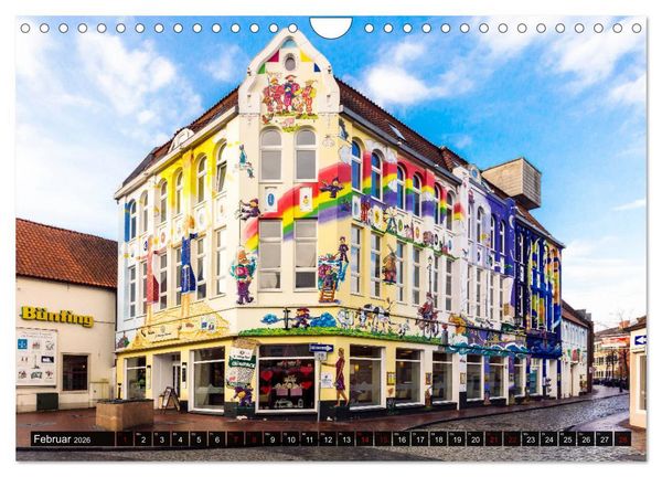 Produktbild: LEER Museumshafen und Altstadt (Wandkalender 2026 DIN A4 quer), CALVENDO Monatskalender