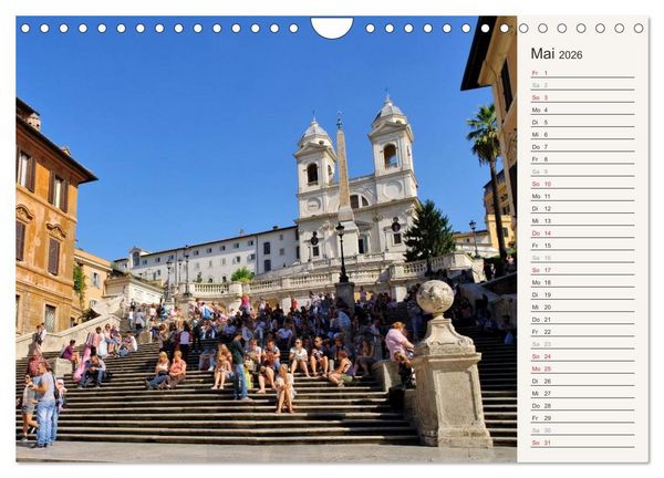 Produktbild: Rom - Die Ewige Stadt (Wandkalender 2026 DIN A4 quer), CALVENDO Monatskalender