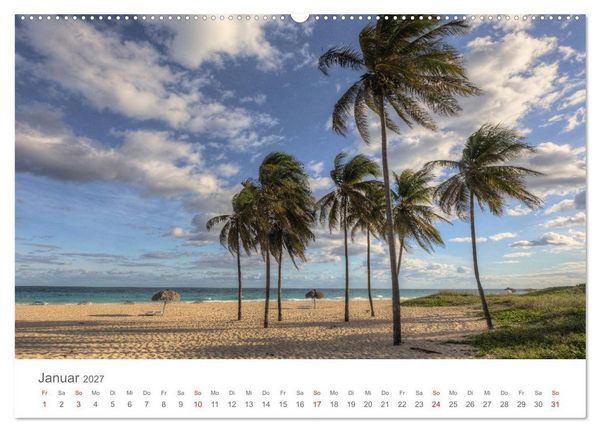 Produktbild: Kuba, karibische Tr&auml;ume (hochwertiger Premium Wandkalender 2027 DIN A2 quer), Kunstdruck in Hochglanz