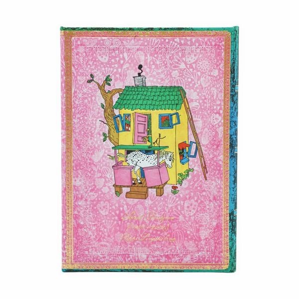 Produktbild: Notizbuch, Astrid Lindgren, Pippi Langstrumpf, Midi, Liniert
