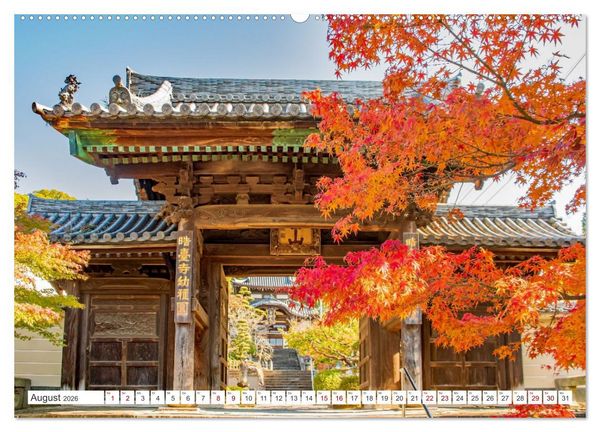 Produktbild: Herbst in Japan (Wandkalender 2026 DIN A2 quer), CALVENDO Monatskalender