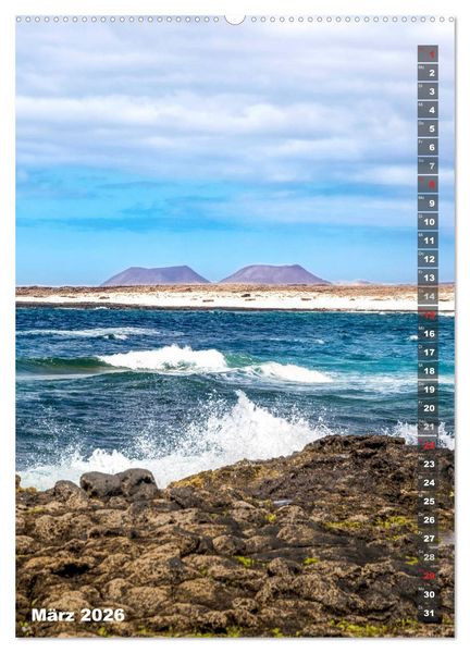 Produktbild: FUERTEVENTURA S&uuml;dsee-Flair (Wandkalender 2026 DIN A2 hoch), CALVENDO Monatskalender