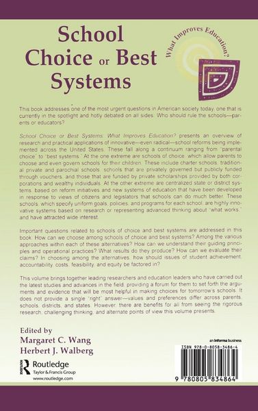 Produktbild: School Choice Or Best Systems