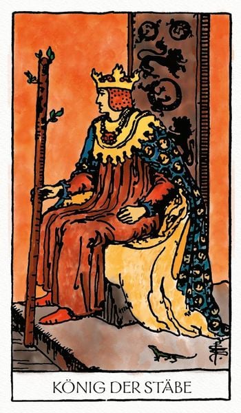 Produktbild: Das Weiser-Tarot - Tarot von A.E. Waite in den urspr&uuml;nglichen Aquarellfarben (78 Karten illustriert von Pamela Colman Smith mit Booklet)