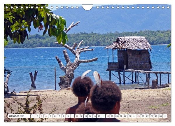 Produktbild: Papua-Neuguinea Geheimnisvolle Inselwelt (Wandkalender 2026 DIN A4 quer), CALVENDO Monatskalender