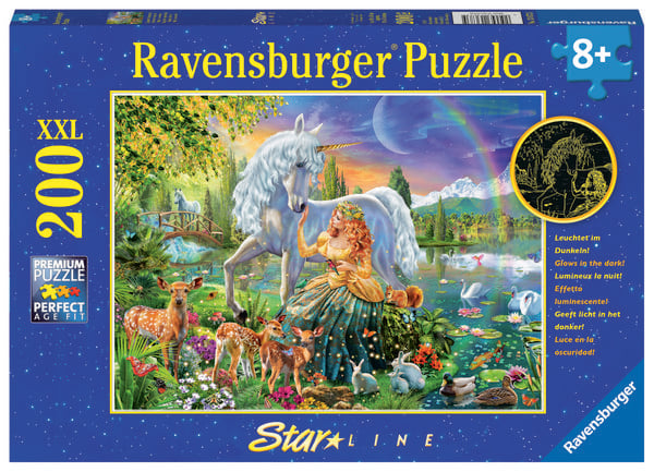 Produktbild: Puzzle Ravensburger Magische Begegnung 200 Teile XXL Color Starline