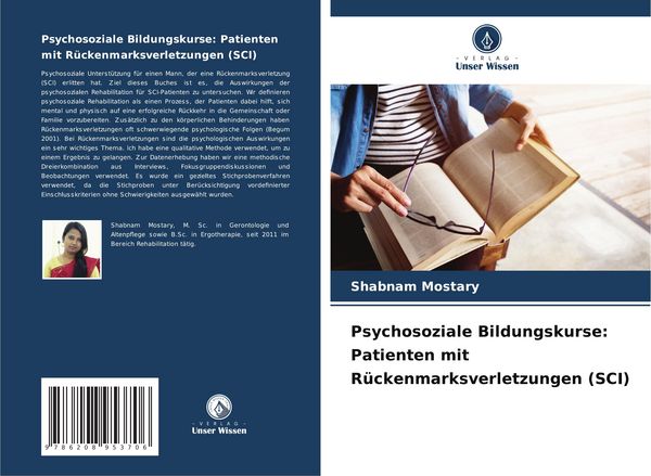 Produktbild: Psychosoziale Bildungskurse: Patienten mit R&uuml;ckenmarksverletzungen (SCI)