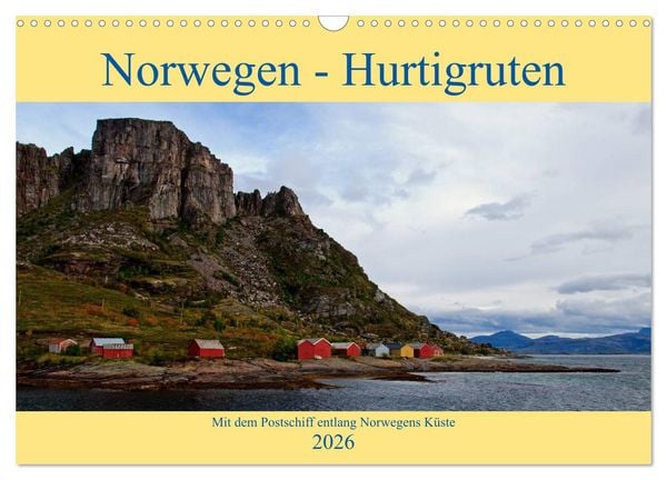 Produktbild: Norwegen - Hurtigruten (Wandkalender 2026 DIN A3 quer), CALVENDO Monatskalender