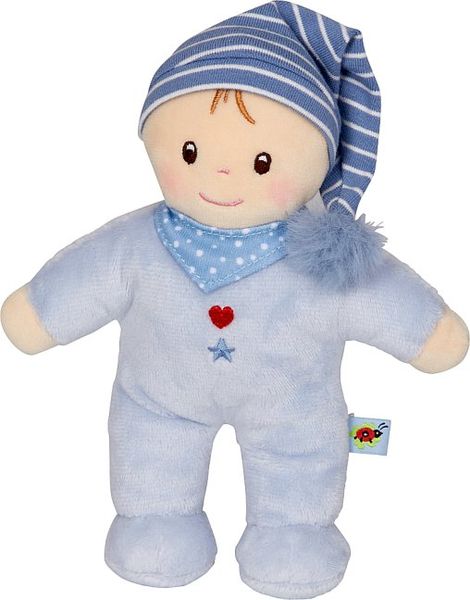 Die Spiegelburg - BabyGlück - Kleine Schmusepuppe, hellblau