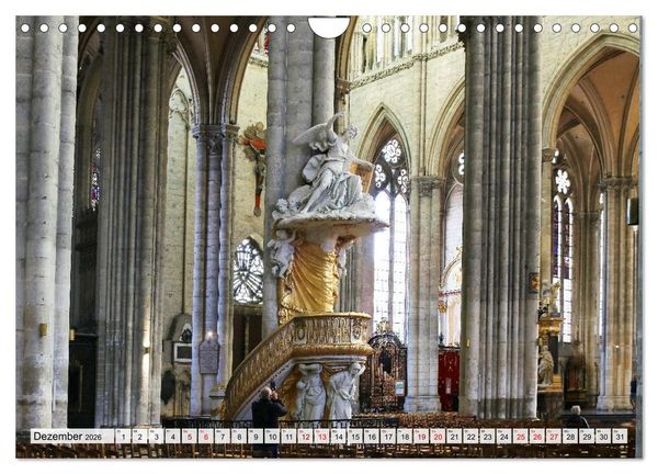 Produktbild: Amiens - geschichtstr&auml;chtig, malerisch, authentisch (Wandkalender 2026 DIN A4 quer), CALVENDO Monatskalender