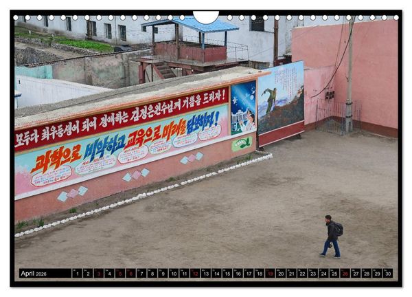 Produktbild: Nordkorea - Die gro&szlig;e Leere (Wandkalender 2026 DIN A4 quer), CALVENDO Monatskalender