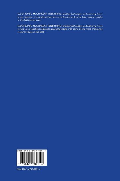 Produktbild: Electronic Multimedia Publishing