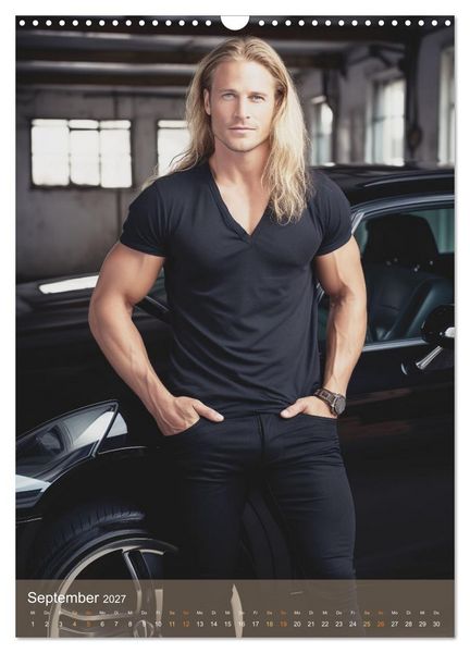 Produktbild: Hunks-nur f&uuml;r dich (Wandkalender 2027 DIN A3 hoch), CALVENDO Monatskalender