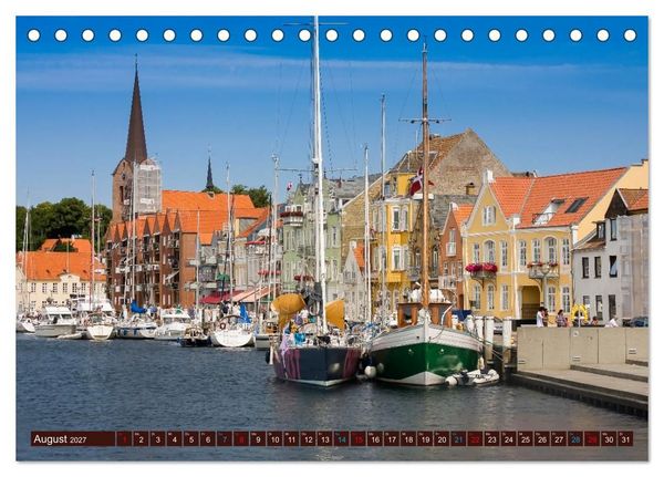 Produktbild: D&auml;nemark - J&uuml;tland & Kopenhagen, Impressionen aus dem hohen Norden (Tischkalender 2027 DIN A5 quer), CALVENDO Monatskalender