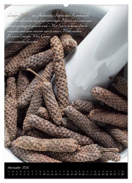 Produktbild: Gepfefferte Jahreszeiten (hochwertiger Premium Wandkalender 2026 DIN A2 hoch), Kunstdruck in Hochglanz