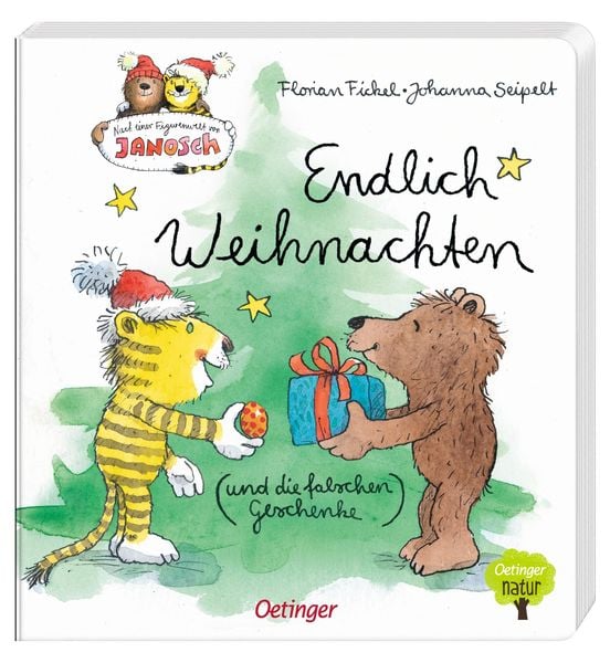 Produktbild: Nach einer Figurenwelt von Janosch. Endlich Weihnachten (und die falschen Geschenke)