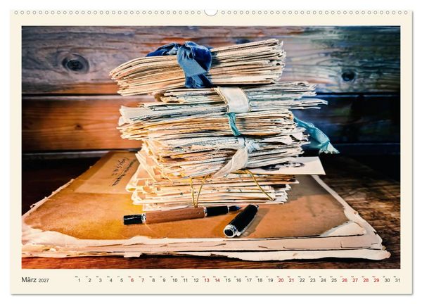 Produktbild: Handschriftlich (Wandkalender 2027 DIN A2 quer), CALVENDO Monatskalender