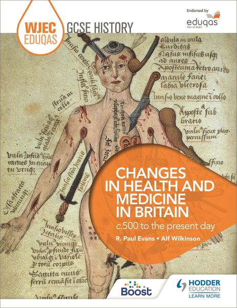 Produktbild: WJEC Eduqas GCSE History: Changes in Health and Medicine in Britain, c.500 to the present day