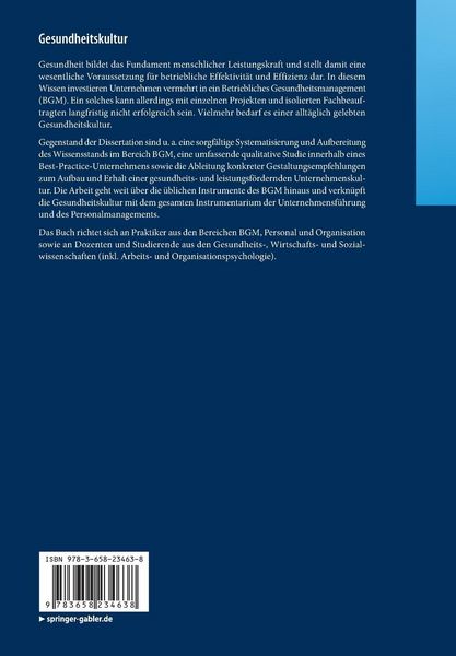 Produktbild: Gesundheitskultur
