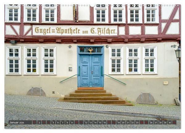 Produktbild: Ein Blick auf Homberg an der Efze in Farbe (Wandkalender 2026 DIN A2 quer), CALVENDO Monatskalender