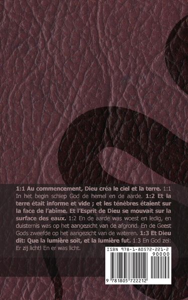 Produktbild: La Bible / De Bijbel - Le premier livre de Mo&iuml;se (la Gen&egrave;se) / Het eerste boek van Mozes (Genesis)