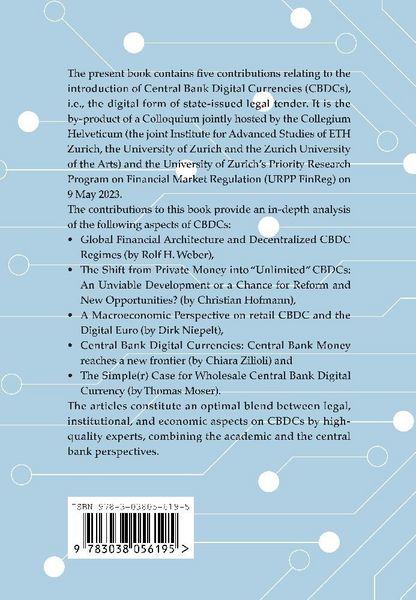 Produktbild: Central Bank Digital Currencies (CBDCs)
