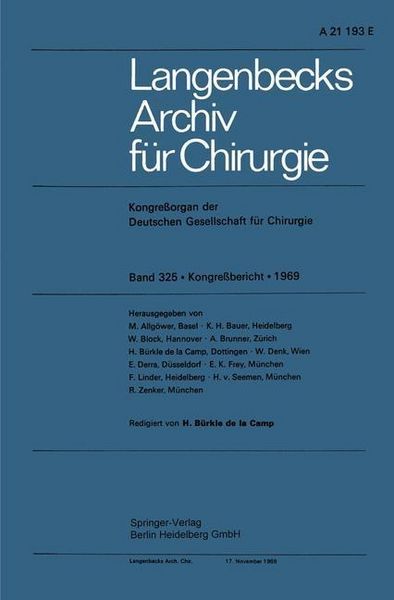 Produktbild: Langenbecks Archiv f&uuml;r Chirurgie