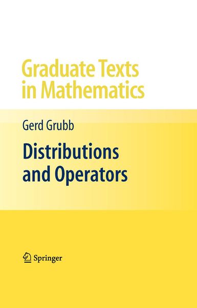 Produktbild: Distributions and Operators