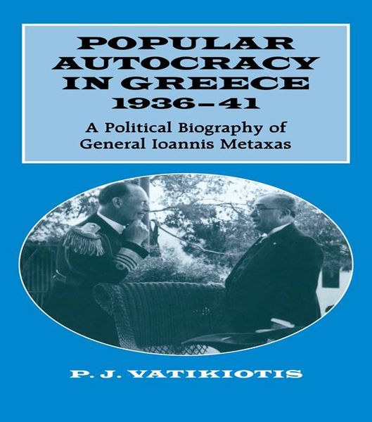 Produktbild: Popular Autocracy in Greece, 1936-1941