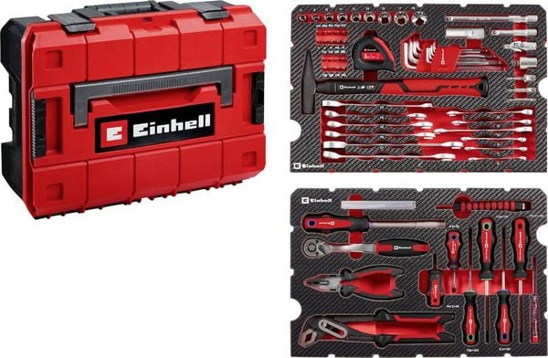 Einhell 80-tlg. Werkzeugkoffer Universal 370570 Werkzeugkoffer bestückt 80teilig (B x H x T) 44.4 x 32.9 x 13.1 cm