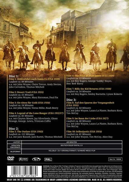US Western - Die besten Klassiker [3 DVDs]