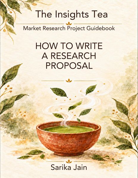 Produktbild: How to Write a Research Proposal (The Insights Tea Market Research Project Guidebook)