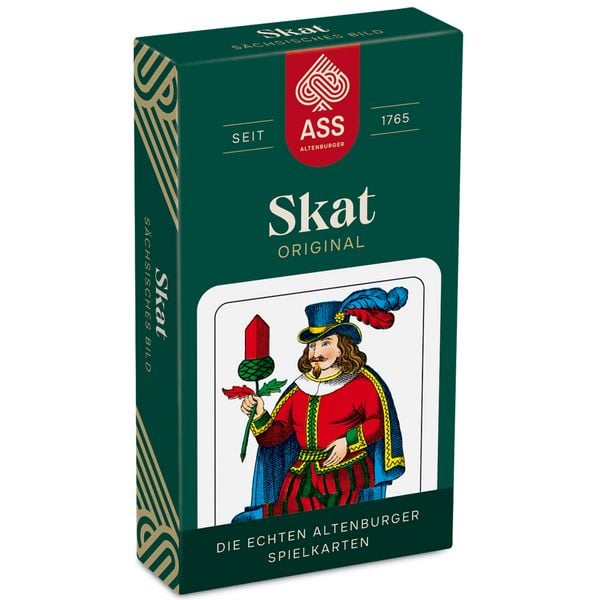 Produktbild: ASS Skat, s&auml;chsisches Bild in Faltschachtel