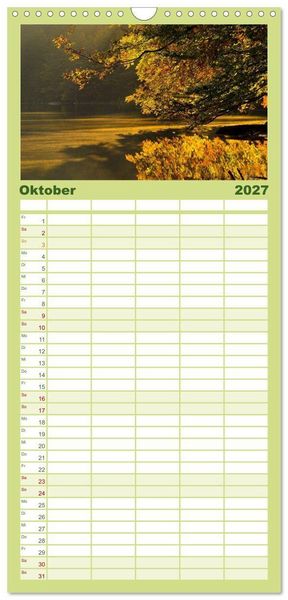 Produktbild: Familienplaner 2027 - Schwarzwald 2027 mit 5 Spalten (Wandkalender, 21 x 45 cm) CALVENDO