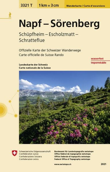 Produktbild: 3321T Napf - S&ouml;renberg Wanderkarte