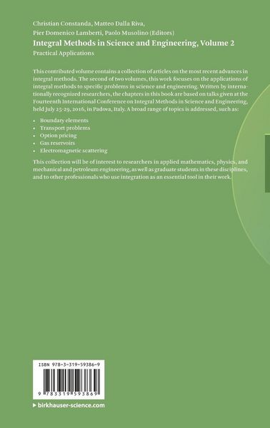 Produktbild: Integral Methods in Science and Engineering, Volume 2
