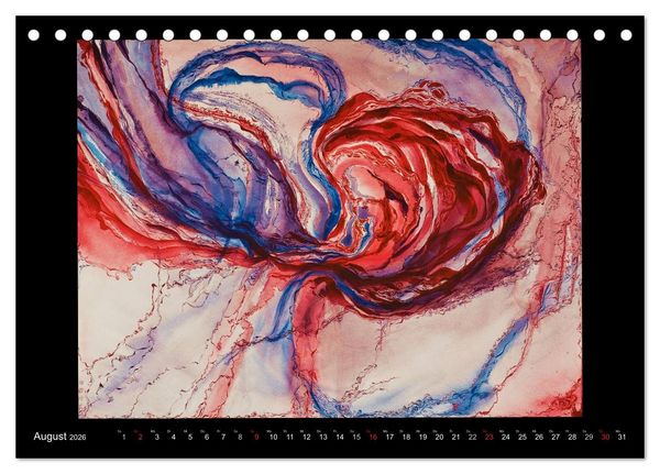 Produktbild: Feinste Aquarelle (Tischkalender 2026 DIN A5 quer), CALVENDO Monatskalender