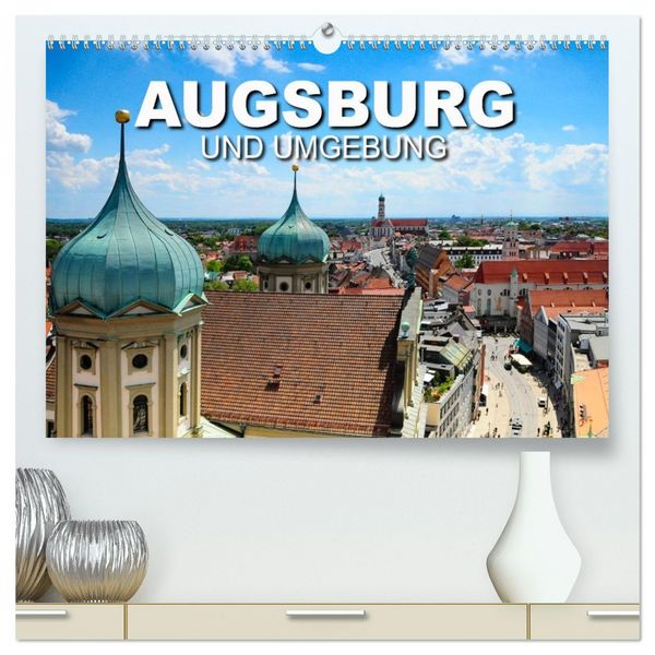 Produktbild: Augsburg und Umgebung (hochwertiger Premium Wandkalender 2027 DIN A2 quer), Kunstdruck in Hochglanz