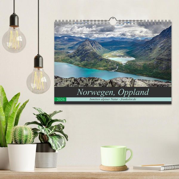 Produktbild: Norwegen, Oppland (Wandkalender 2026 DIN A4 quer), CALVENDO Monatskalender