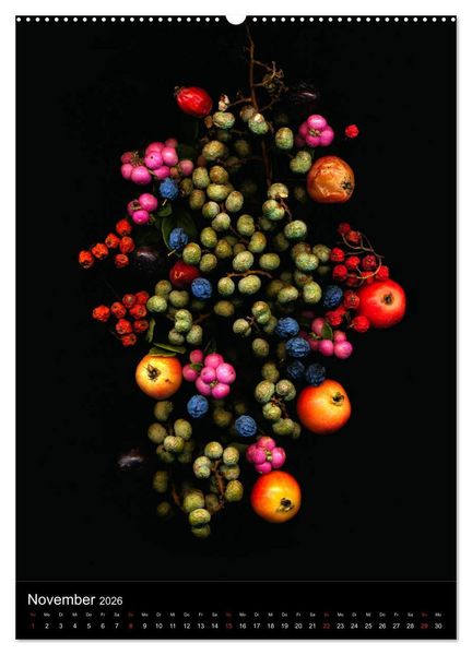 Produktbild: Blumen bei Nacht (hochwertiger Premium Wandkalender 2026 DIN A2 hoch), Kunstdruck in Hochglanz
