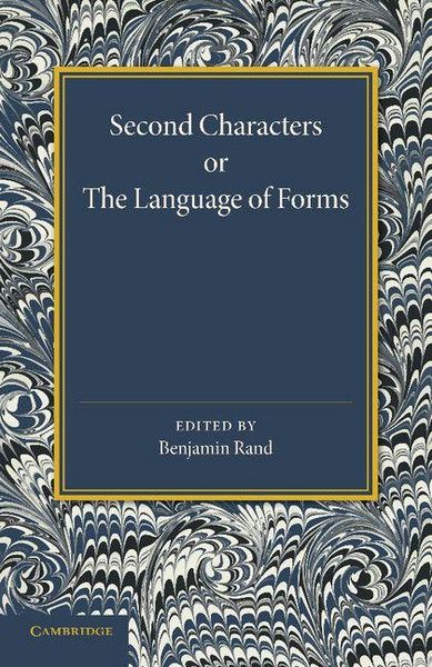 Produktbild: Second Characters or the Language of Forms