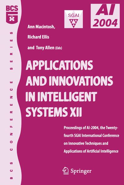 Produktbild: Applications and Innovations in Intelligent Systems XII