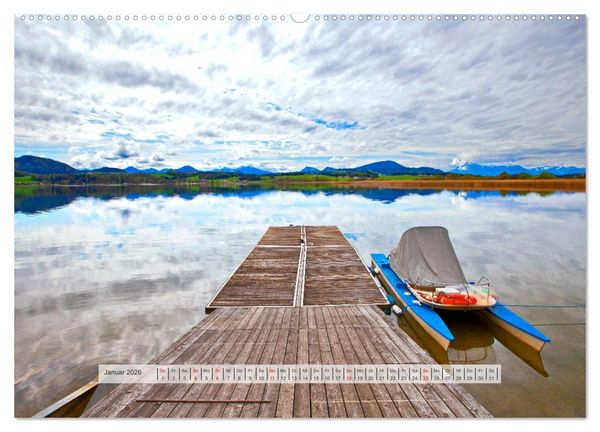 Produktbild: Rund um den Wallersee (hochwertiger Premium Wandkalender 2026 DIN A2 quer), Kunstdruck in Hochglanz