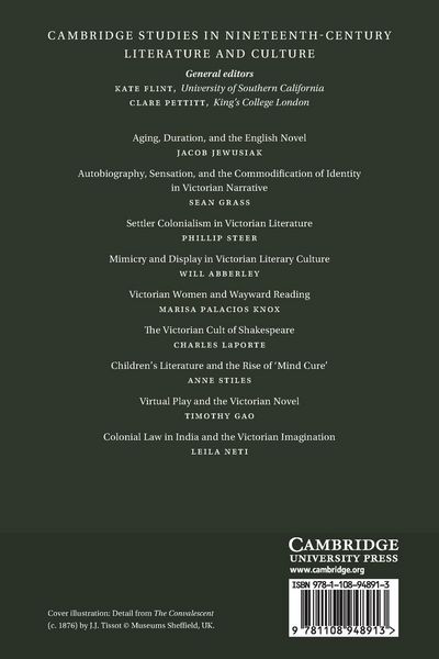 Produktbild: Convalescence in the Nineteenth-Century Novel