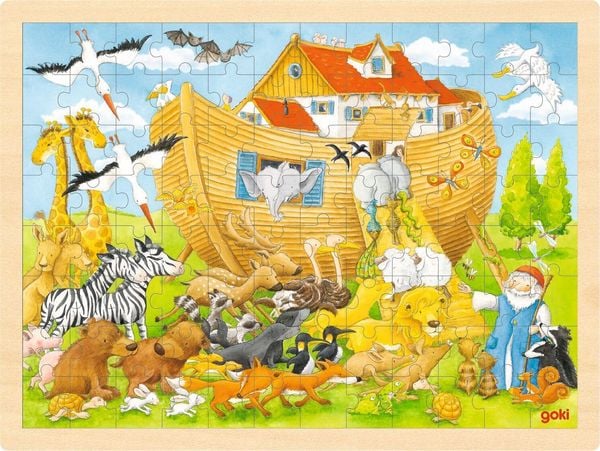 Einlegepuzzle Einzug in die Arche Noah