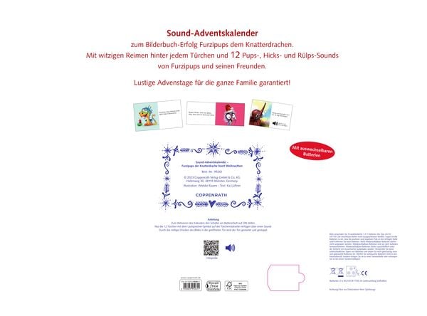 Sound-Adventskalender - Furzipups der Knatterdrache feiert Weihnachten
