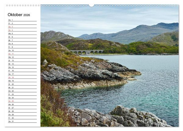 Produktbild: Schottland - grandiose Landschaften im Westen (Wandkalender 2026 DIN A2 quer), CALVENDO Monatskalender