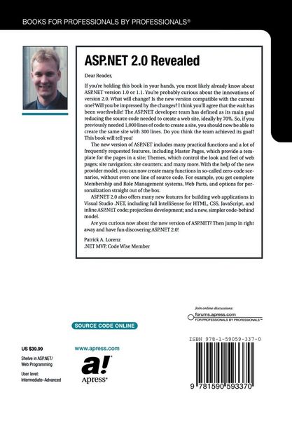 Produktbild: ASP.NET 2.0 Revealed